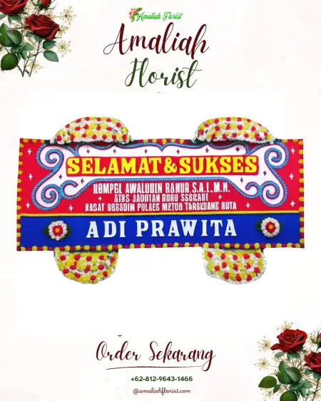 Papan Bunga Ucapan Selamat Jalan Arifin Ahmad