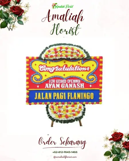 Sewa Papan Bunga Jalan Arifin Ahmad